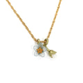Bearcreekcreative Floral Charm Pendant Necklace
