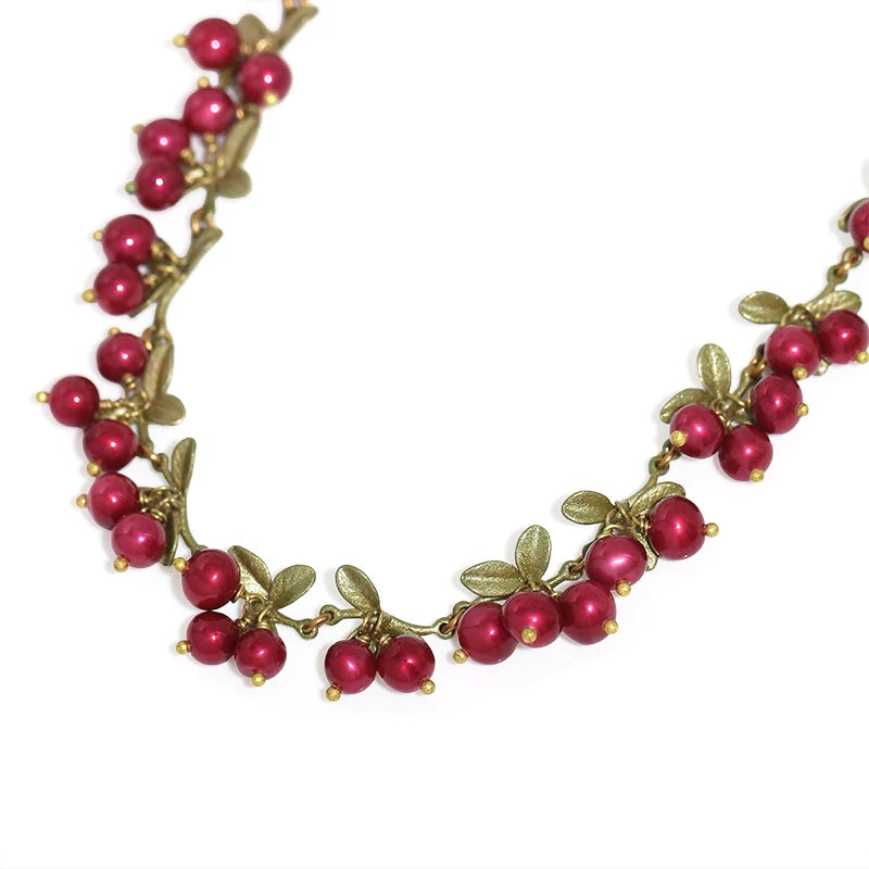 Bearcreekcreative Berry Vine Statement Necklace