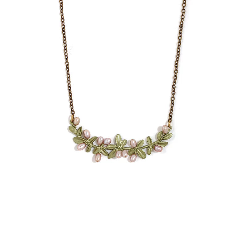 Bearcreekcreative Botanical Berry Branch Necklace