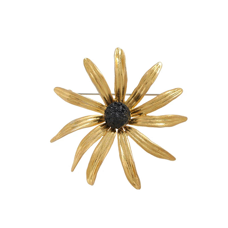 Bearcreekcreative Golden Wildflower Brooch