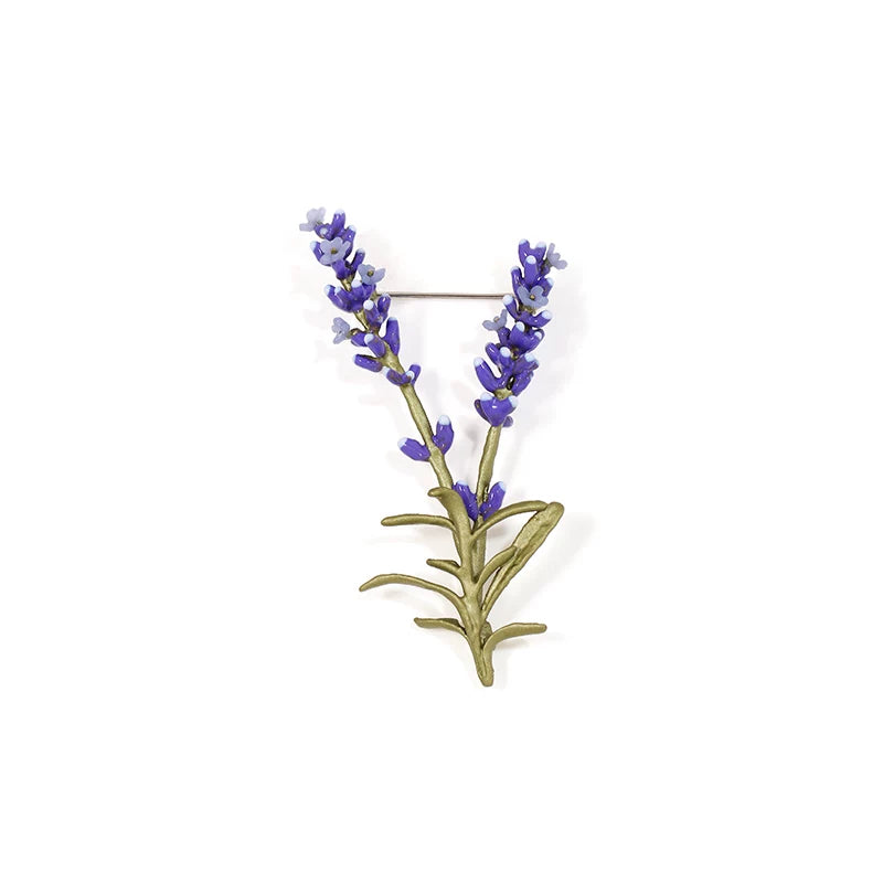 Bearcreekcreative Lavender Botanical Floral Pin