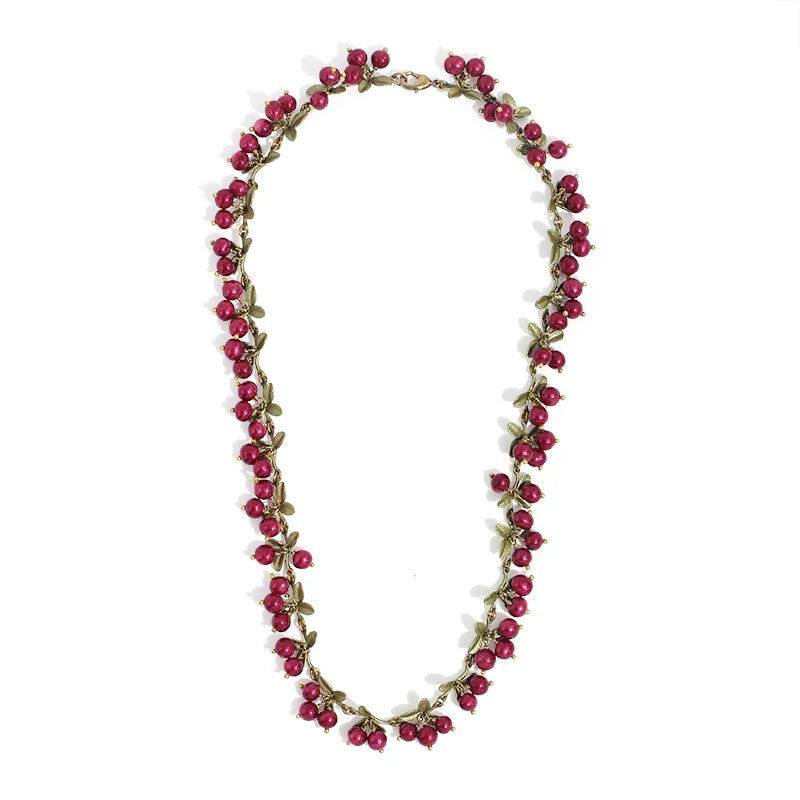 Bearcreekcreative Berry Vine Statement Necklace