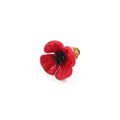 Bearcreekcreative Red Poppy Floral Statement Brooch