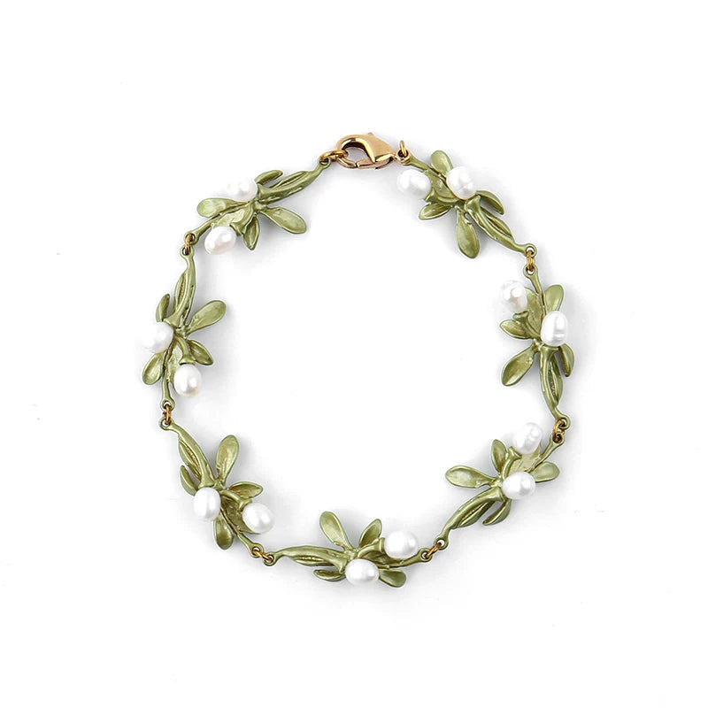 Bearcreekcreative Botanical Vine Leaf Bracelet